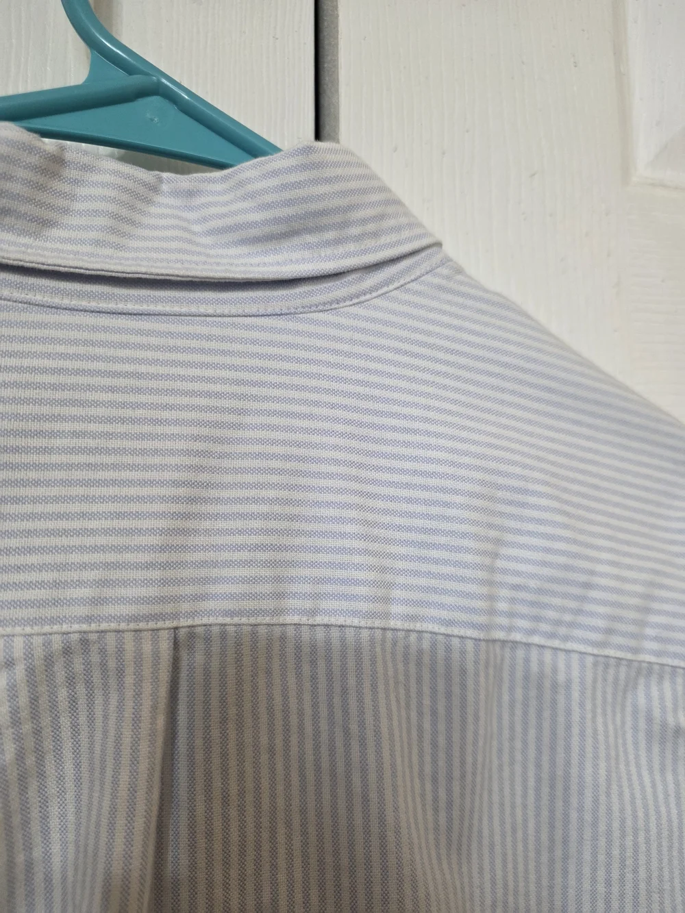 J. Crew Men’s Light Blue Pinstripe Button-Down Shirt